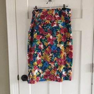Agnes & Dora Floral Pencil Skirt XXXL NWT